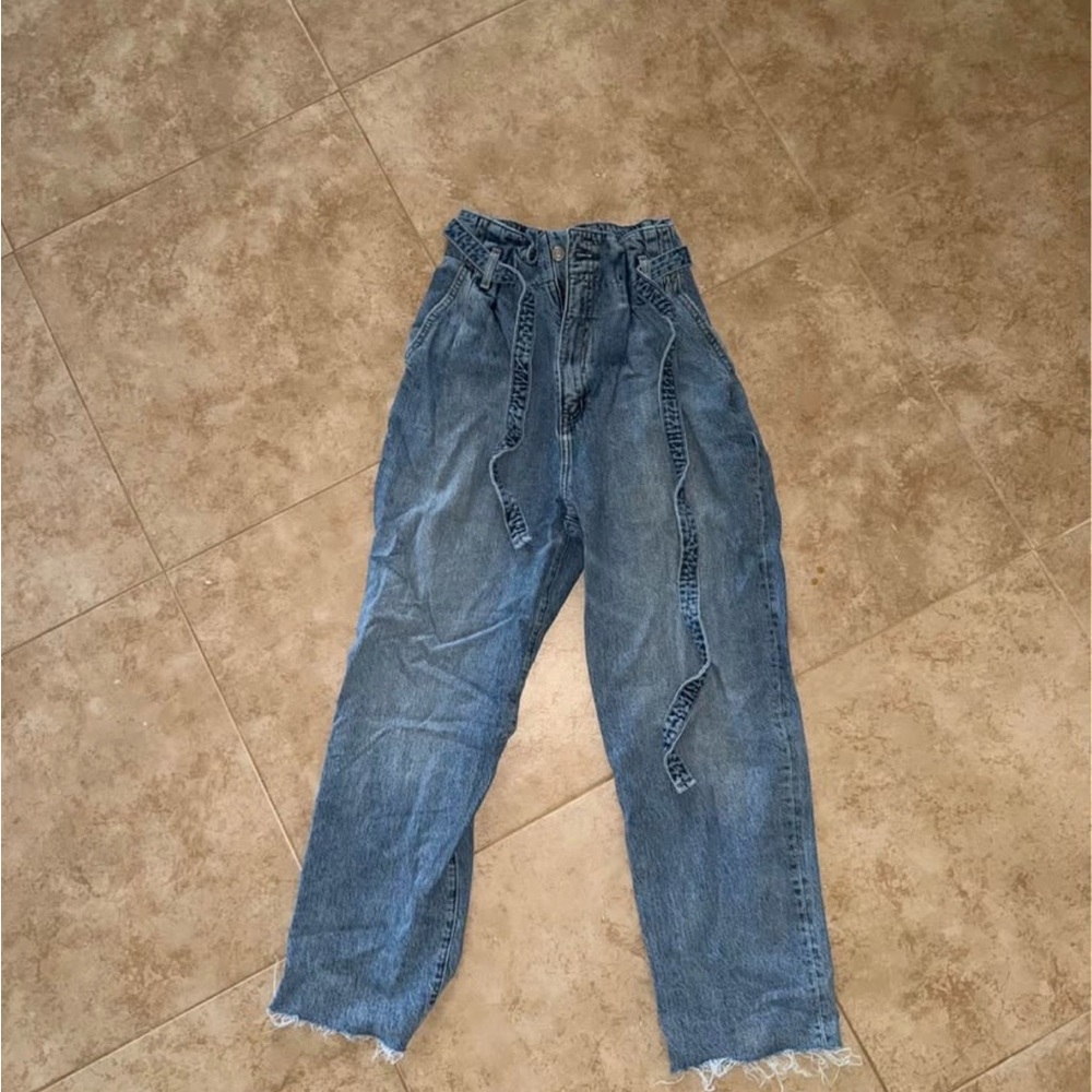 Abercrombie & Fitch Blue Boyfriend Jeans